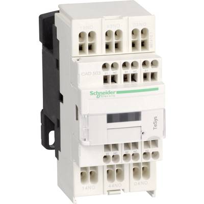 Un module électrique blanc de Schneider Electric avec plusieurs connexions, adapté aux applications industrielles.
