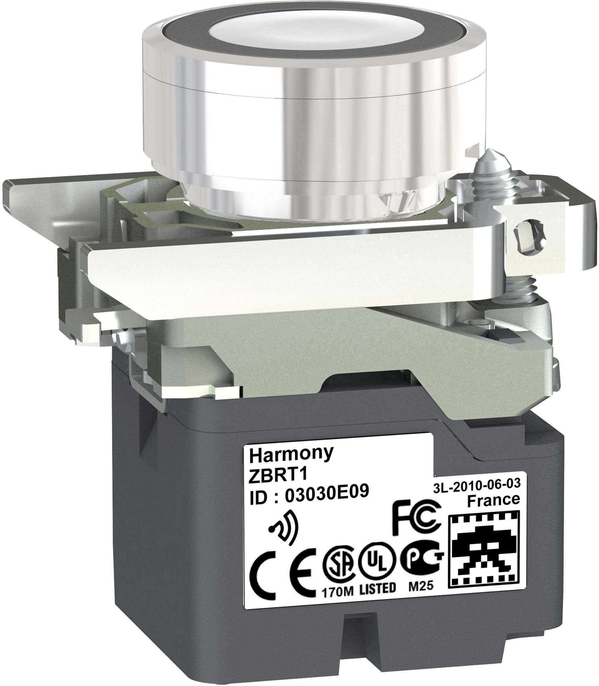 Schneider Electric ZB4RTA1 ZB4RTA1 Bouton-poussoir à rappel (Ø) 22 mm IP66 (façade avant), IP30 (face arrière) 1 pc(s) P