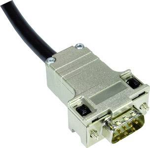 'Gros plan d'un connecteur VGA avec son câble, typique des anciens moniteurs d'ordinateur et des projecteurs.'
