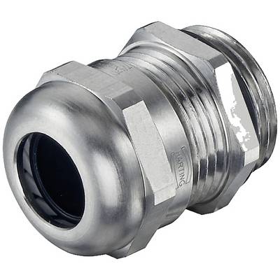 Presse-étoupe en acier inoxydable, utilisé pour sceller et fixer des câbles dans des boîtiers ou des panneaux dans des environnements industriels.