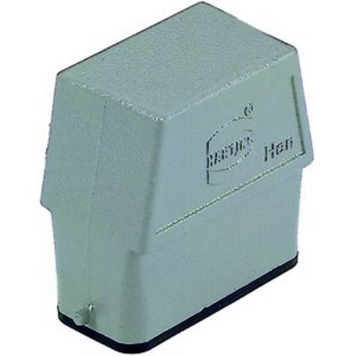 Un boîtier de connecteur électrique gris portant les inscriptions 'HARTING' et 'Han' en relief.