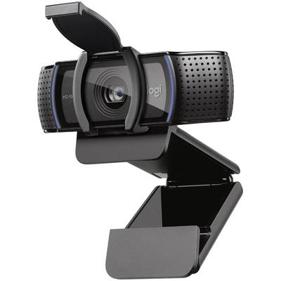 Webcam Full HD Logitech C920s HD Pro 1920 x 1080 Pixel, 1280 x 720 Pixel support à pince 