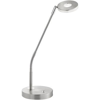 Fischer & Honsel Dent 50062 Lampe de table LED LED, Source lumineuse à faire remplacer un électricien 6 W nickel