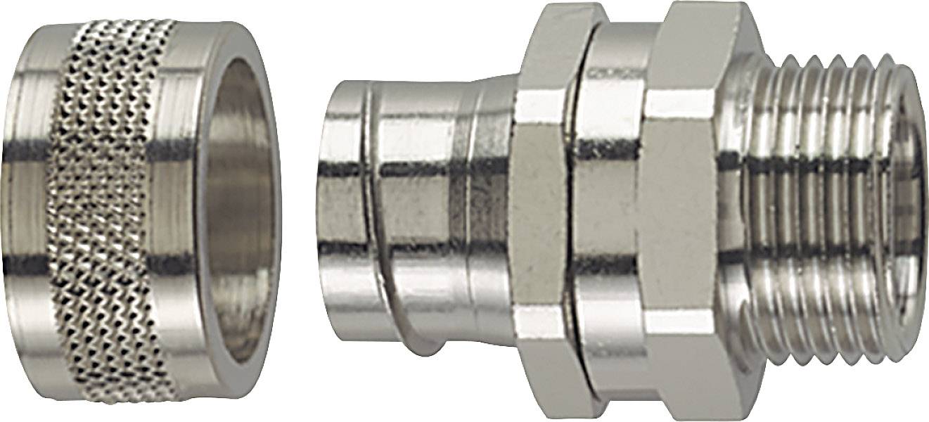 HellermannTyton 166-31109 PCS63-SM-M63-NPB-ML Raccord de tuyau métal PG48 droit 1 pc(s)