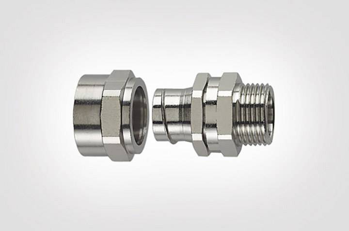 HellermannTyton 166-33906 PCSB40-SM-M40-NPB-ML Raccord de tuyau métal M40 droit 1 pc(s)