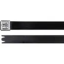 HellermannTyton 111-00299 MBT14XHFC-SS316/SP-BK Serre-câble 362 mm 12.30 mm noir avec fermeture à billes, stabilisé aux