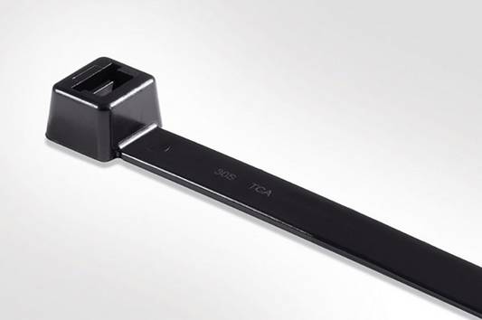 HellermannTyton 111-60110 LK2A-PA66-BK Serre-câble 270 mm 4.60 mm noir  100 pc(s)