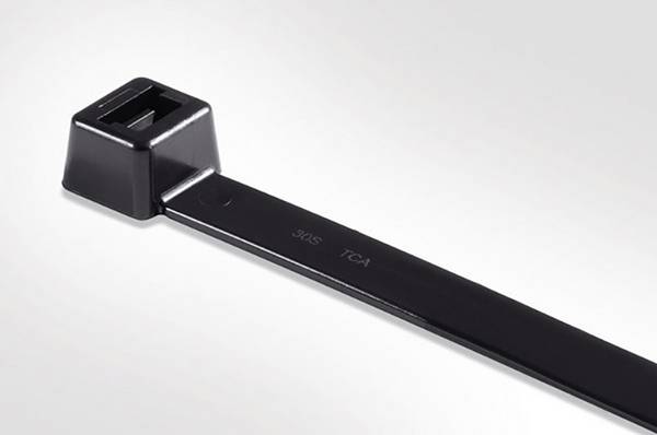 HellermannTyton 111-60150 LK2A-PA66HS-BK Serre-câble 270 mm 4.60 mm noir stabilisé à la chaleur 100 pc(s)