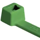 HellermannTyton 111-04801 T50R-PA66-GN Serre-câble 200 mm 4.60 mm vert 100 pc(s)