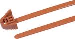 Serre-câbles détachable 200x4,7 mm orange