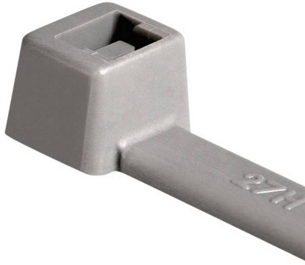 HellermannTyton 116-08018 T80R-PA66-GY Serre-câble gris 100 pc(s)