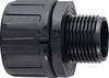 HellermannTyton 166-21024 HG18-S-M20-PA66-BK Raccord de tuyau noir M20 droit 1 pc(s)