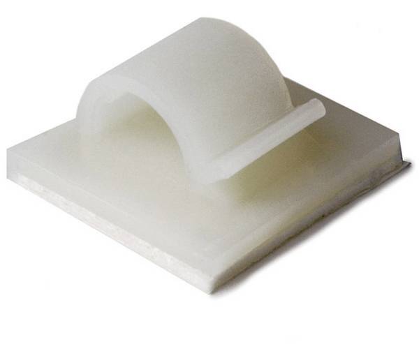 HellermannTyton RB8-PA66-NA Embase de fixation autocollant 151-13606 Ø du faisceau (serré)=8 mm naturel 100 pc(s)