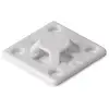 HellermannTyton MB2A-PA66-WH Embase adhésive autocollant, vissable 151-01802 blanc 2 pc(s)