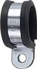 Collier de fixation acier galvanisé et profilé PVC HellermannTyton AFCS63-GS/PVC-BK/ML 166-50608