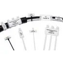 HellermannTyton 596-12253 TAG18-07TD1-892-WH-892-WH Etiquette pour impression laser