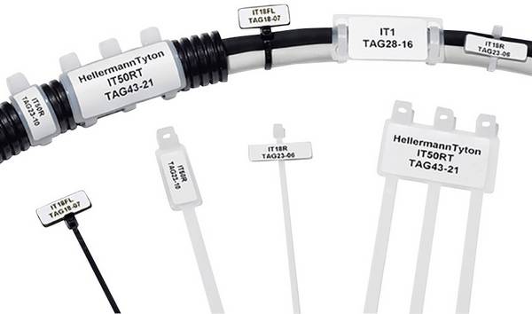 HellermannTyton 596-12264 TAG68-16TD1-892-WH-892-WH Etiquette pour impression laser