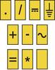 HellermannTyton WIC1-SIGN-PA66-YE Clip de marquage 561-01004