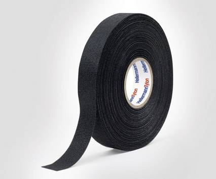 HellermannTyton HTAPE-PROTECT300-PET-BK 712-10001 Ruban isolant   (L x l) 25 m x 19 mm 1 pc(s)