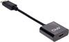 club3D CAC-2070 DisplayPort Adaptateur [1x DisplayPort mâle - 1x HDMI femelle] noir 0 mm