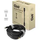 Câble de raccordement club3D HDMI Fiche mâle HDMI-A, Fiche mâle HDMI-A 15.00 m noir CAC-2314 4K UHD, ignifuge Câble HDMI