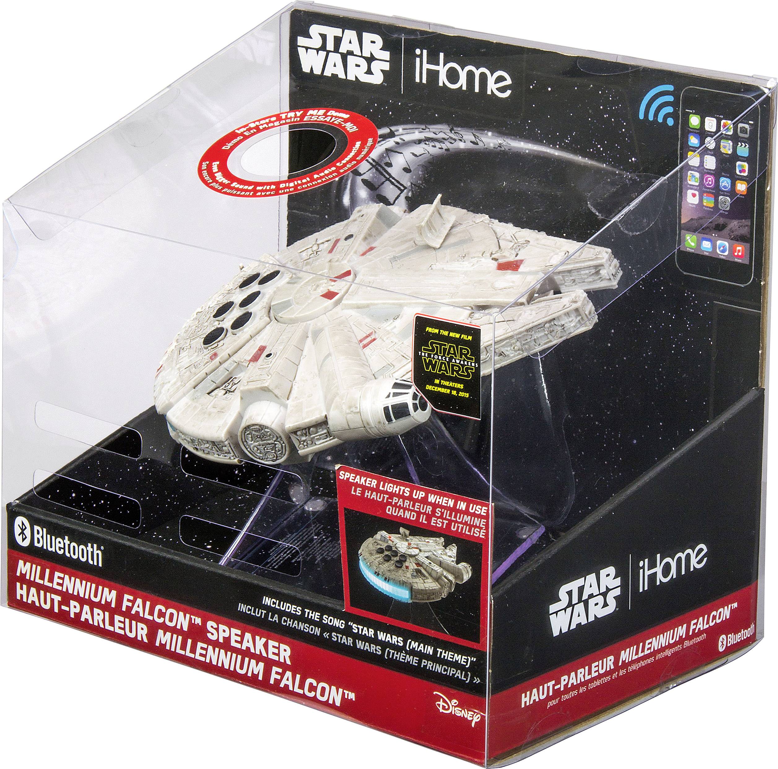iHome Li-B17 Star Wars Millienium Falcon Enceinte Bluetooth fonction mains libres-2