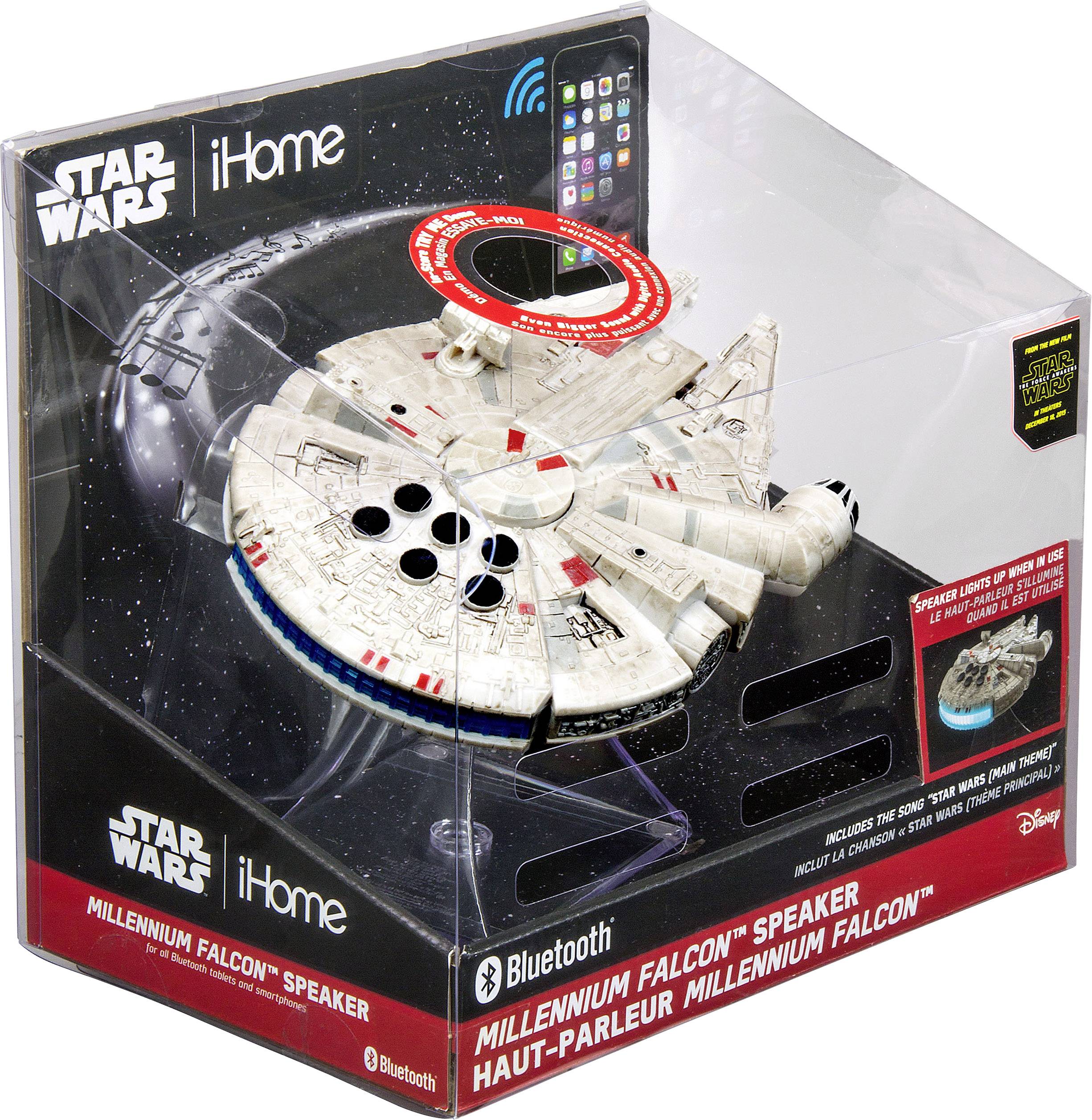 iHome Li-B17 Star Wars Millienium Falcon Enceinte Bluetooth fonction mains libres-3
