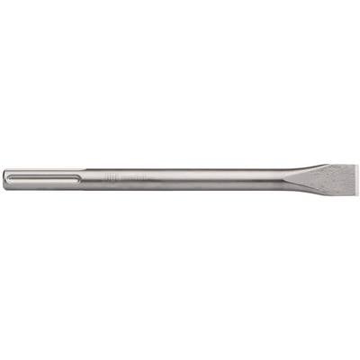 Un outil de ciselure en argent en métal avec un manche cylindrique et une pointe plate et large, adapté pour les appareils de forage ou de ciselure.