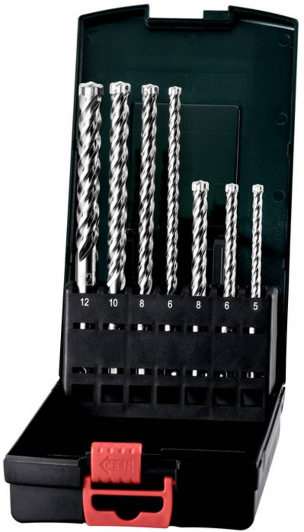 Metabo  626245000  Jeu de forets pour béton 7 pièces 5 mm, 6 mm, 8 mm, 10 mm, 12 mm   7 pc(s)