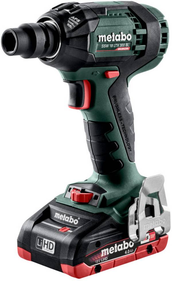 Metabo SSW 18 LTX 300 BL 602395800 Clé à chocs sans fil   18 V Nombre d’accus fournis 2  Li-Ion + 2 batteries, + mallette