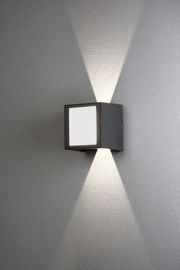 Konstsmide Cremona 7946-370 Applique LED extérieure CEE: G (A - G) LED LED intégrée 9 W anthracite