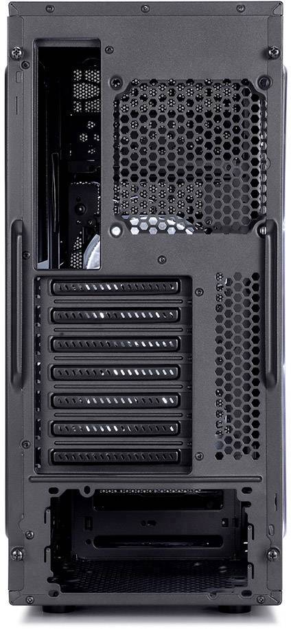 Fractal Design Focus G, Midi Tower, PC, Noir, ATX, ITX, micro ATX, Blanc, Ventilateur, Devant-2