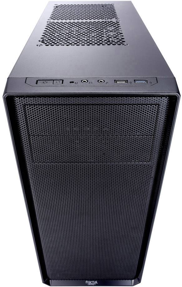 Fractal Design Focus G, Midi Tower, PC, Noir, ATX, ITX, micro ATX, Blanc, Ventilateur, Devant-3