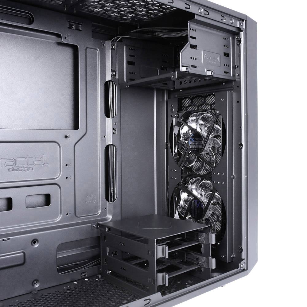 Fractal Design Focus G, Midi Tower, PC, Noir, ATX, ITX, micro ATX, Blanc, Ventilateur, Devant-7