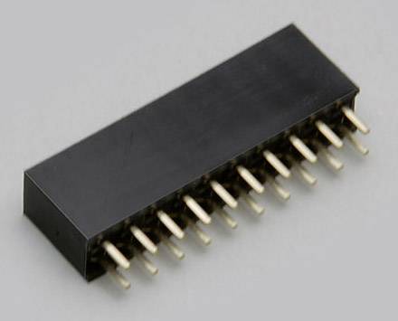 TRU COMPONENTS Barrette femelle (standard) Nbr de rangées: 2 Nombre de pôles par rangée: 8 TC-2506282 1 pc(s)