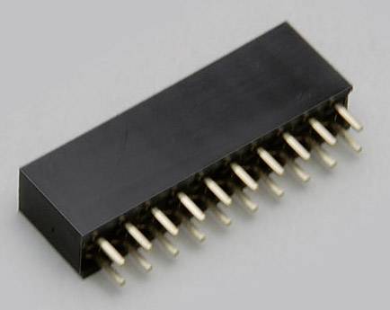 TRU COMPONENTS Barrette femelle (standard) Nbr de rangées: 2 Nombre de pôles par rangée: 3 TC-2506278 1 pc(s)