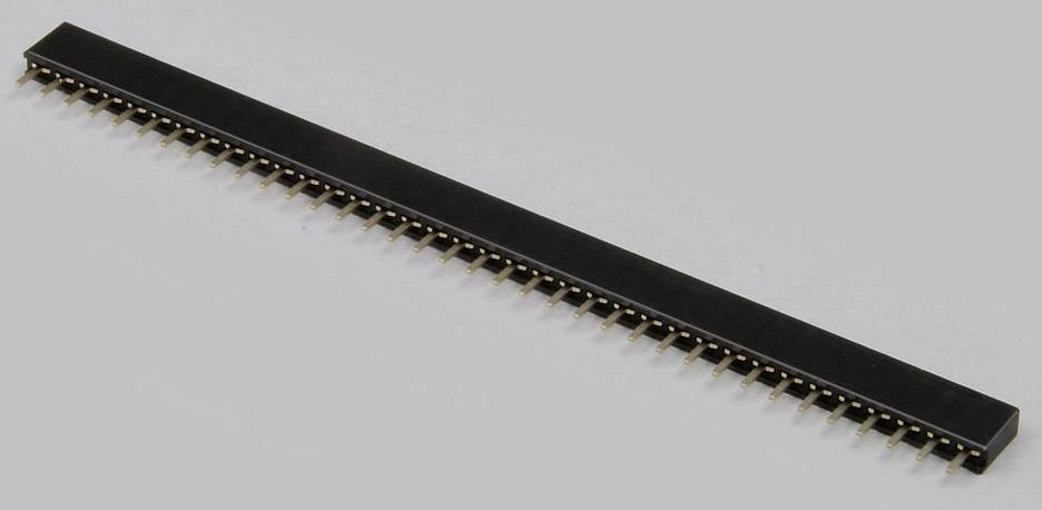 TRU COMPONENTS Barrette femelle (standard) Nbr de rangées: 1 Nombre de pôles par rangée: 12 TC-2506313 1 pc(s)