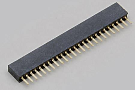 TRU COMPONENTS Barrette femelle (standard) Nbr de rangées: 1 Nombre de pôles par rangée: 2 TC-2506436 1 pc(s)