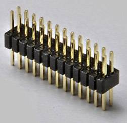 TRU COMPONENTS Barrette mâle (standard) Nbr de rangées: 2 Nombre de pôles par rangée: 18 TC-2506265 1 pc(s)