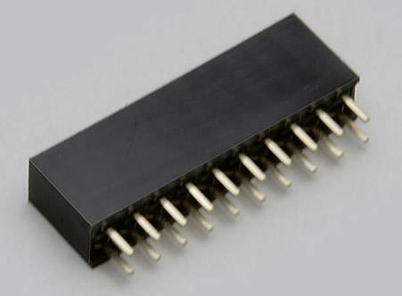 TRU COMPONENTS TC-2506351 Connecteur fil à carte Pas: 2 mm Nbr total de pôles: 6 Nbr de rangées: 2 1 pc(s)