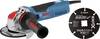 Meuleuse d'angle Bosch Professional GWX 17-125 S + Carbide Multi Wheel 06017C4002 + 2608619284 125 mm + disque à tronçonner 1700 W