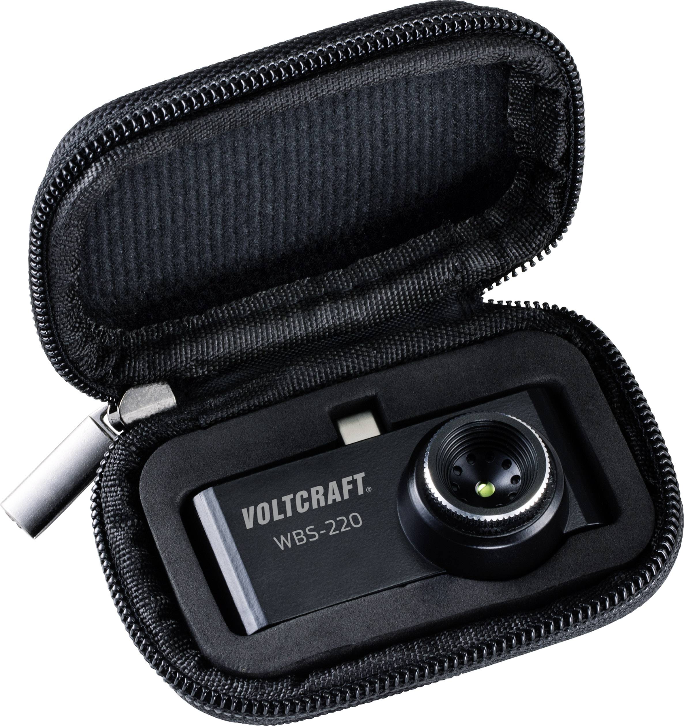 Caméra thermique pour téléphone portable VOLTCRAFT WBS-220 -10 à 330 °C 206 x 156 Pixel 9 Hz Port USB-C® pour appareils -5