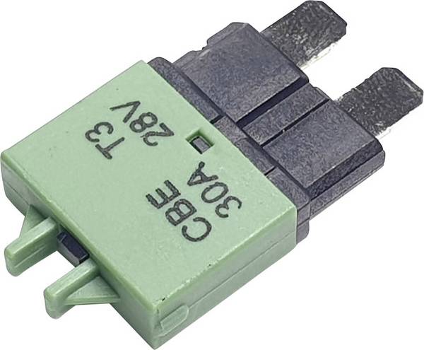 Hansor Circuit Breaker Standard, type 3, Manual Reset, 30A CBE3 Series 30A Disjoncteur pour fusible plat standard 30 A vert 1 pc(s)