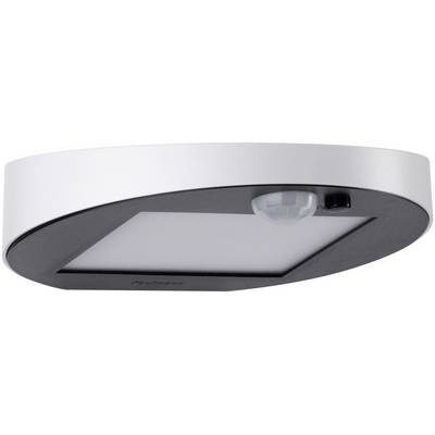 Plafonnier rond avec détecteur de mouvement et surface blanche, idéal pour les couloirs et les zones d'entrée.