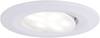 Paulmann Calla Spot LED encastrable pour salle de bains 6 W IP65 blanc mat