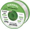 Stannol Kristall 600 Fairtin Étain à souder sans plomb sans plomb Sn96,5Ag3Cu0,5 REL0 250 g 1 mm