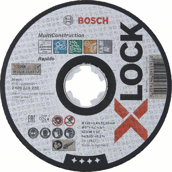 Bosch Accessories Bosch Power Tools 2608619270 Disque à tronçonner 125 mm 1 pc(s)