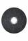 Un disque à tronçonner noir avec un alésage intérieur denté, utilisé pour couper ou meuler des matériaux dans des outils portables.