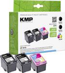 KMP Pack de cartouches d'imprimante remplace HP 301XL noir, cyan, magenta, jaune