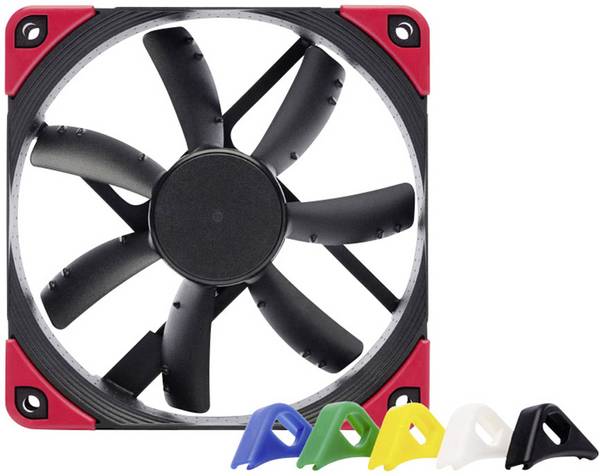 Noctua NF-S12A PWM Chromax.Black.Swap Ventilateur pour PC  (l x H x P) 120 x 120 x 25 mm